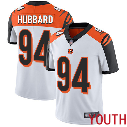 Cincinnati Bengals Limited White Youth Sam Hubbard Road Jersey NFL Footballl #94 Vapor Untouchable